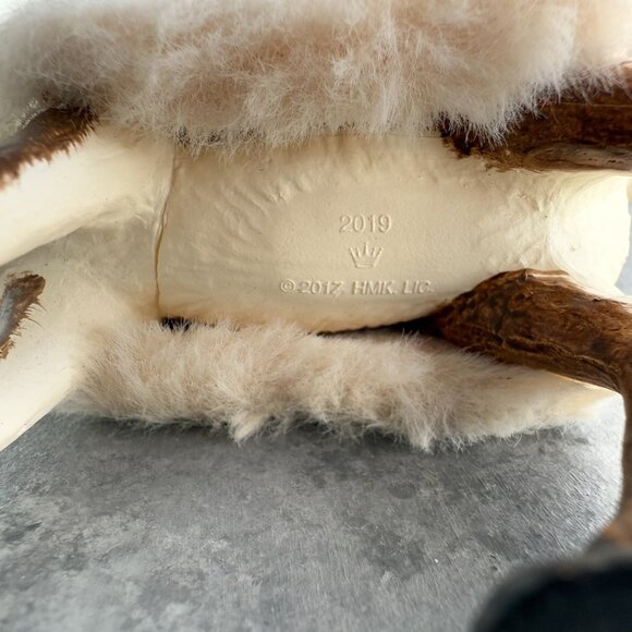 2019 Hallmark Keepsake Father Christmas’s Reindeer Limited Edition Ornament - Picture 3 of 6